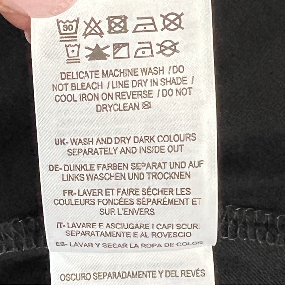 Boden Black Tie Waist Jersey Sleeveless Shirt Dress - Picture 11 of 12